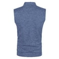 thumbnail image 3 of GHSOHS Mens Sweaters Coat Vest Slim Fit Knitted Full-Zip Stand Collar Sleeveless Sweater Cardigan Jacket Bottoming Vest Outerwear Men Gifts S, 3 of 4