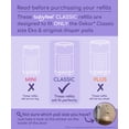 thumbnail image 3 of Dekor Classic Diaper Pail Refills | 8 Pack | Value Pack | Exclusive 30% Extra Thickness | Powder Scent | Fits Dekor Classic Size Diaper Pails | Powerful Odor Elimination | Holds up to 3960 Diapers, 3 of 8