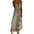 thumbnail image 2 of DPTALR Robe d'Été Imprimée Sans Manches à Bretelles Col en V pour Femmes, 2 of 5