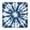 Blue White Tie, variant on Blue White Tie Dye Mandala Pattern Square Fitted Tablecloth with Elastic Edge,Square Table Cover,Washable Elastic Table Cover for Home Kitchen Party Decor 34"x34"