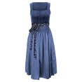 thumbnail image 3 of Women's Bavarian Oktoberfest Dirndl Dress with Apron Leopard Print Cosplay Party for Themed Festival Events, 3 of 6