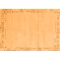 thumbnail image 1 of Ahgly Company Indoor Rectangle Solid Orange Modern Area Rugs, 5' x 8', 1 of 4