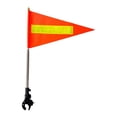 thumbnail image 2 of Golf Cart Flag Pole Telescopic Pole Reflective Strips Durable Stainless Steel Kit for Boats Electric Vehicles Bikes, 2 of 7