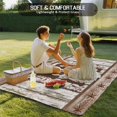 thumbnail image 4 of Retro Farmhouse Outdoor Rug for Patio/Deck/Porch, Non-Slip Large Area Rug 4 x 6 Ft, Country Star Berries Text Wooden Grain Indoor Outdoor Rugs Washable Area Rugs, Reversible Camping Rug Carpet Runner, 4 of 8