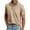 Khaki, variant on GrmtClth Men's Polo Shirts Distressed Washed Golf Stylish Shirts Short Sleeve Button Up Denim Shirt Workout Vintage Shirt Oversized Boxy Tee Shirts with Pocket Blue 3XL