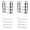 Black 2 Packs & White 2 Packs, variant on Household Shoe Rack 4 Layer Portable Shoe Rack Storage Device Entry Level Bedroom Multifunctional Shoe Rack