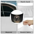 thumbnail image 7 of Uorisanigo Cool Wolf Car Cover Elastic Fabrics Car Hood Protector Breathable Stretchable Cover Car Hood Cover Protector for Car Hood Decoration and Protection Car Accessories, 7 of 7