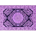 thumbnail image 1 of Ahgly Company Indoor Rectangle Medallion Purple Traditional Area Rugs, 5' x 7', 1 of 4