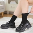 thumbnail image 6 of Bocaoying 12 Pack Womens Ruffle Crew Socks, Cute Frilly Socks Ladies, Casual Turn Cuff Soft Crew Socks for Women Girls, 6 of 8