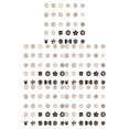 thumbnail image 1 of Sonducket 30Pcs Buttons Anti-Exposure Fixed Seam-Free Girls Supplies Clothing Teenagers Accessories Fashion Brooch Sewing-free Type2, 1 of 3