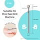 thumbnail image 4 of HYTOOS, bola de grano fino, limpieza de cutículas, brocas para uñas, broca de diamante ruso, seguridad debajo del limpiador de uñas para cutícula, piel muerta, 4 of 5
