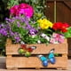 thumbnail image 2 of Billuyoard Mariposas ingeniosas de metal disponibles para interiores y exteriores para decoración colgante de micropaisaje de jardín Decoración del hogar azul, 2 of 6