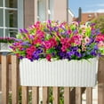 thumbnail image 2 of Scidweet Artificial Fake Flowers Outdoor, 18 Bundles Faux Flowers Plastic Lavender Plants Spring Summer Outside Home Porch Garden Window Box Decor, 2 of 6
