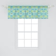 thumbnail image 2 of Ambesonne Rain Window Valance, Weather and Seasons Theme, 54" X 18", Multicolor, 2 of 3