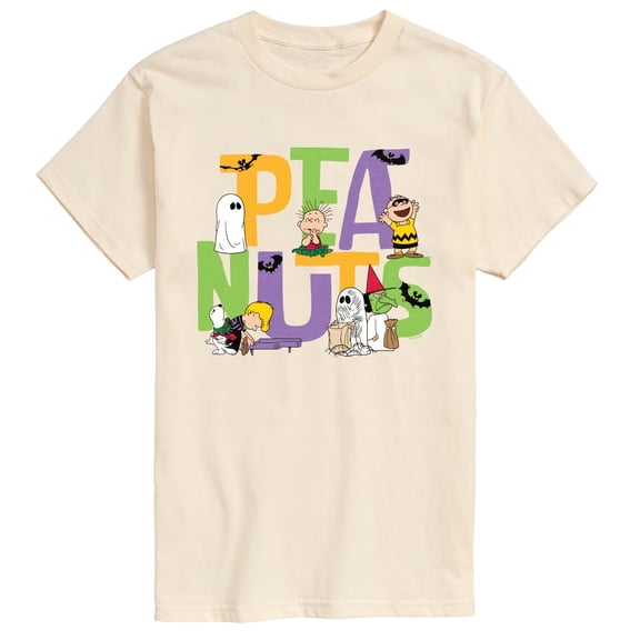 Peanuts - Halloween Characters - Men's Short Sleeve Graphic T-Shirt