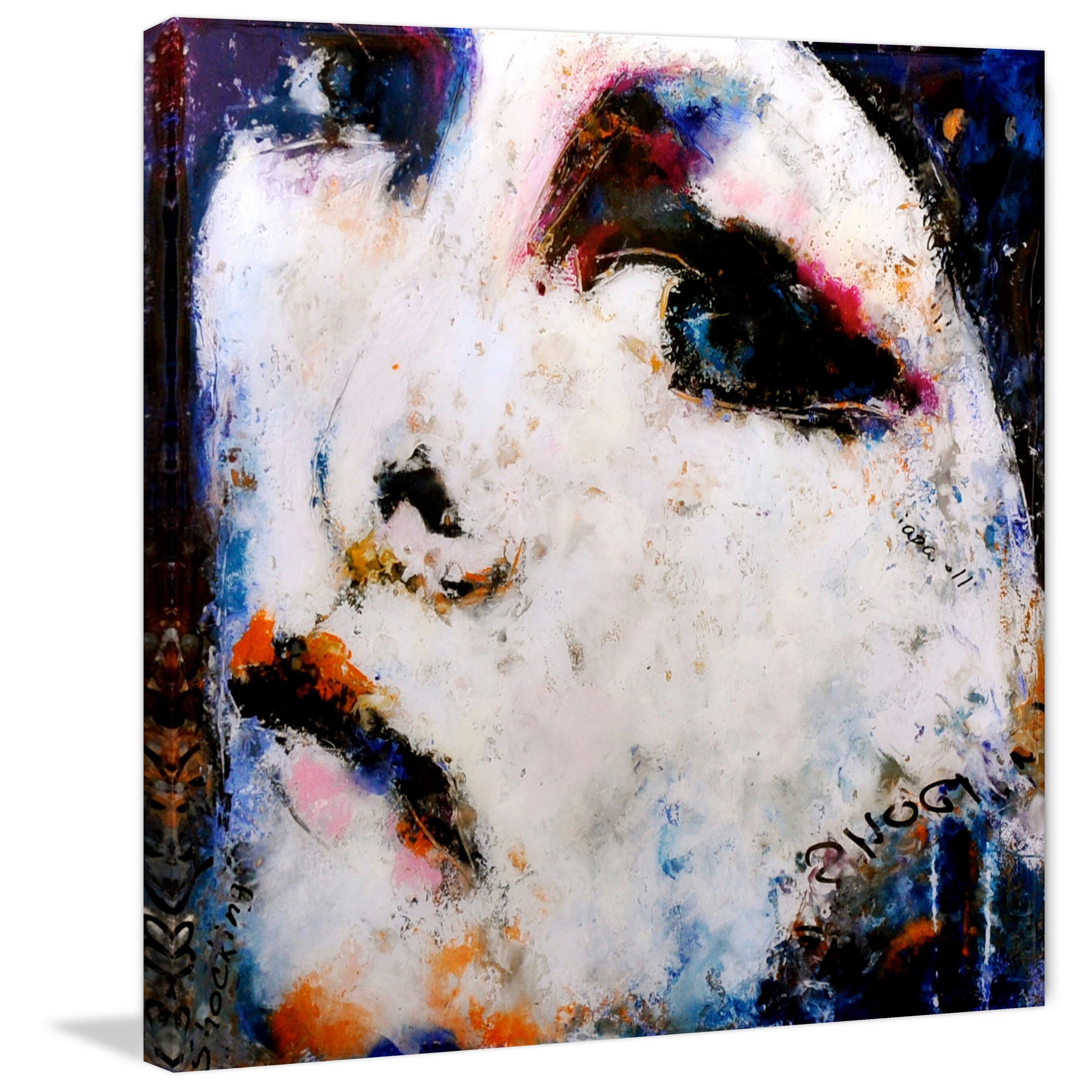 Shocking Shiaparelli Painting Print on Wrapped Canvas