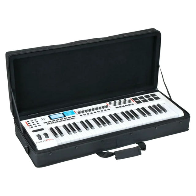 SKB 32”x12” DJ Controller & Small MIDI Keyboard Soft Case Padded Bag, Black