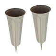 thumbnail image 2 of 2 Pack Vase de Cimetière Enterré - 10.23 Pouces, 2 of 8