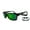 Black Gloss-Black Grey Checker / Green Chrome Polarized, variant on Hoven Monix Black Gloss-Black Grey Checker/Green Chrome Polarized Sunglasses