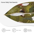 thumbnail image 5 of Kll Gnomes Playing In The Garden Decorative Throw Pillow Covers Velvet Soft For Couch Sofa Bedroom Living Room Outdoor -20"X20", 5 of 8