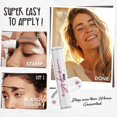 thumbnail image 5 of Eyebrow Stamp Kit, Eyebrow Stamp, Long Lasting, Naturally No Falling, Waterproof Eyebrow Stamp, with 24 Reusable Eyebrow Stencils and 1 Brush, 5 of 5