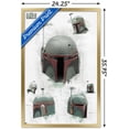 thumbnail image 3 of Star Wars: The Book of Boba Fett - Helmet Turns Wall Poster, 22.375" x 34", Framed, 3 of 3