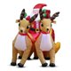 thumbnail image 1 of Estatuilla inflable de Papá Noel para jardín de Navidad, adorno de fiesta en casa para interiores, decoración de patio de césped, casa de Kits de decoración para fiestas  enchufe australiano, 1 of 6