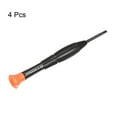 thumbnail image 3 of Uxcell Precision Slotted Screwdriver 2.5mm Flat Head Swivel Lid Nonslip Plastic Handle 4 Pack, 3 of 6