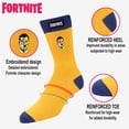thumbnail image 2 of Calcetines Fortnite High para niños y adolescentes, paquete de 6 unidades, diseño vibrante, 2 of 4
