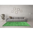 thumbnail image 3 of Ahgly Company Indoor Round Persian Emerald Green Traditional Area Rugs, 6' Round, 3 of 4