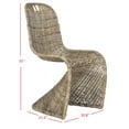 thumbnail image 5 of Safavieh CILOMBO 19''H WICKER DINING CHAIR, 5 of 7