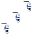 thumbnail image 2 of Eigraketly 1 guante de golf para hombre, guante de golf antideslizante, manopla deportiva elástica de microfibra, derecha, blanco azul, ML Type1 NO1 Eigraketly CBP020542, 2 of 6