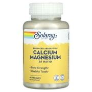 Calcium and Magnesium AAC By Solaray - 90 Capsules