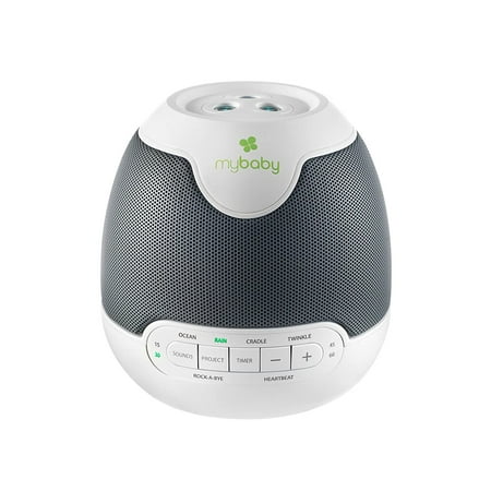 HoMedics My Baby Lullaby Sound Spa Sound Machine and White Noise Machine - Sounds & Projection, Plays 6 Sounds & Lullabies, Image Projector Featuring Diverse Scenes, Auto-Off