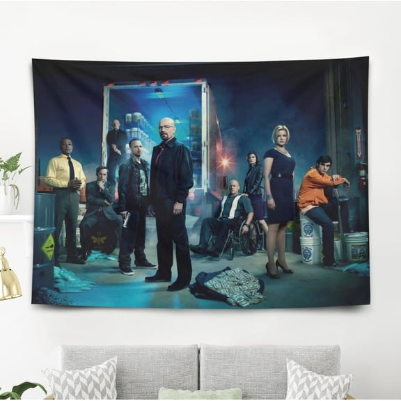 Breaking Bad Tapestry Wall Hanging for Livng Room Bedroom Dorm Birthday Gift