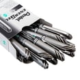 thumbnail image 4 of EnerGel NV Liquid Gel Pen, (0.7mm) Medium Line Capped, Metal Tip, Black Ink, 12 Count, 4 of 7