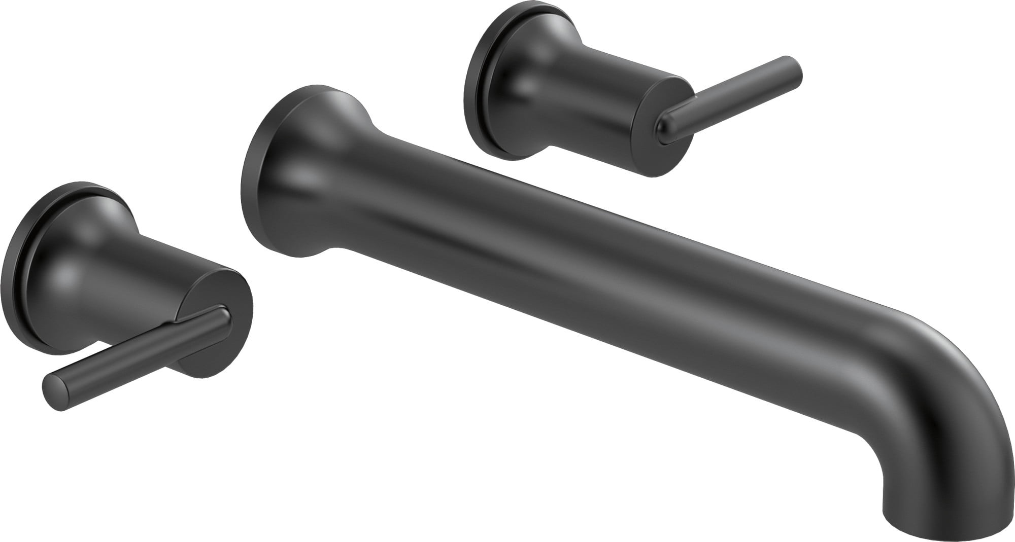 Delta Trinsic Wall Mounted Tub Filler, Matte Black