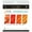 Shades Of Orange, variant on Deco Foil Harmony Foil Pack 6"X6" 20/Pkg-Shades Of Orange