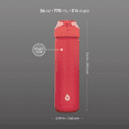thumbnail image 5 of TAL Stainless Steel Ranger Water Bottle with Easy Sip Straw 26 fl oz, Red, 5 of 10