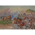 thumbnail image 2 of Wojciech Kossak 24x18 Black Ornate Framed Double Matted Museum Art Print Titled: Polish Hussars Parading in Front of King John III Sobieski (1924), 2 of 5