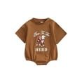 thumbnail image 1 of Fortune Bodys pour Garçons Bébé Imprimé Lettres Manches Courtes, 1 of 8