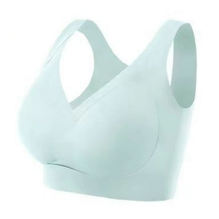 UPPADA Womens Comfortable Sleep Bra Liftup Air Bra Workout Yoga Bras Plus Size Mesh Sports Bras Seamless Wireless Bralettes Underwear Basic Comfy Bras Clearance Sales Today XL