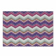 thumbnail image 1 of Chevron Cutting Board, Chevron Motifs Different Colors with Variable Angles Parallel Lines Groovy Art, Decorative Tempered Glass Cutting and Serving Board, Small Size, Multicolor, by Ambesonne, 1 of 1