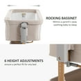 thumbnail image 3 of Angelbliss 3-in-1 Baby Bassinet & Bedside Sleeper, 6-Height Adjustable Rocking Crib for Newborns with Storage Basket, 3 of 7