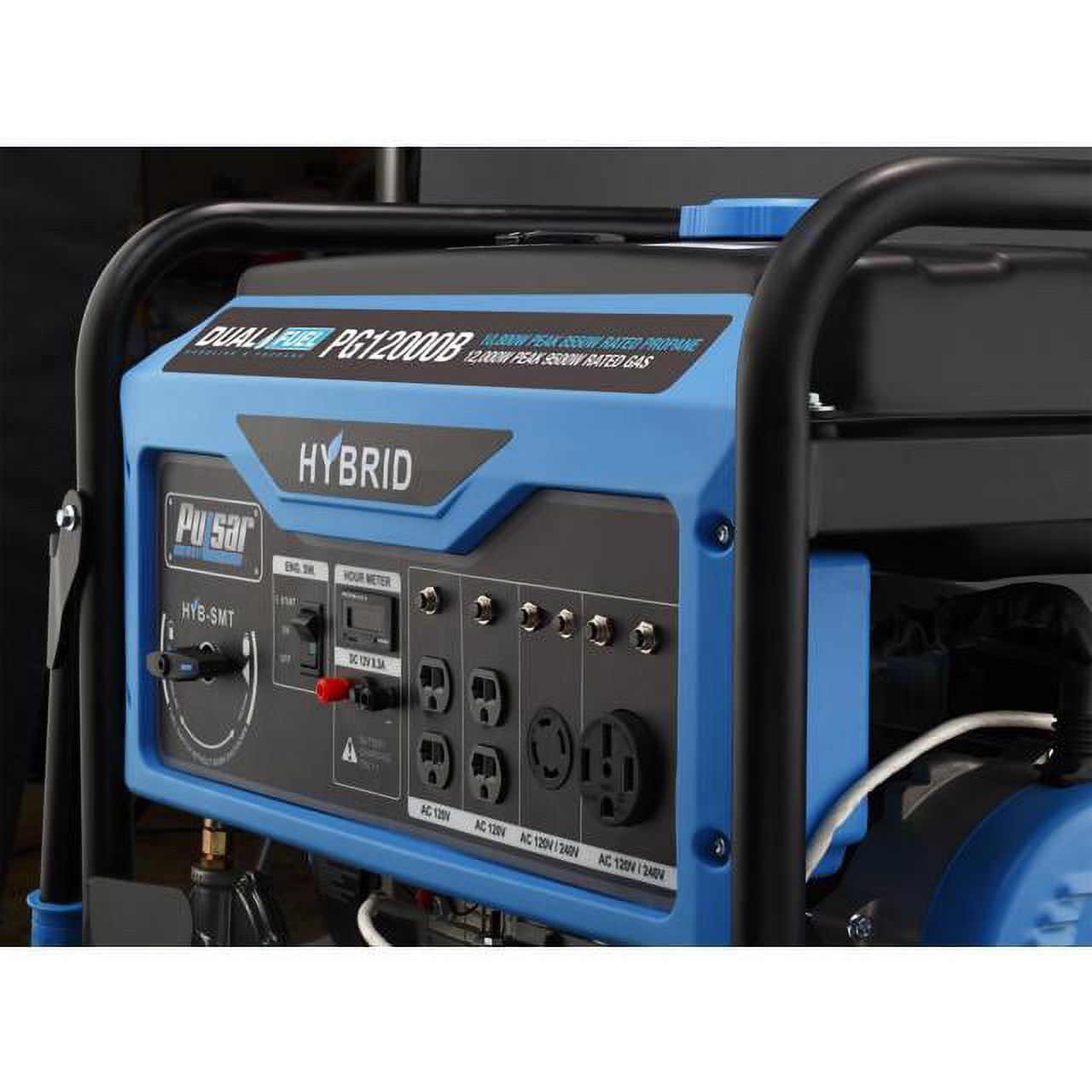 Pulsar 12,000W Dual Fuel Portable Generator with Electric Start – CARB Compliant - image 5 of 7