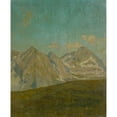 thumbnail image 3 of Ernst Schiess 20x24 Black Modern Framed Museum Art Print Titled - Mountains (1911), 3 of 5