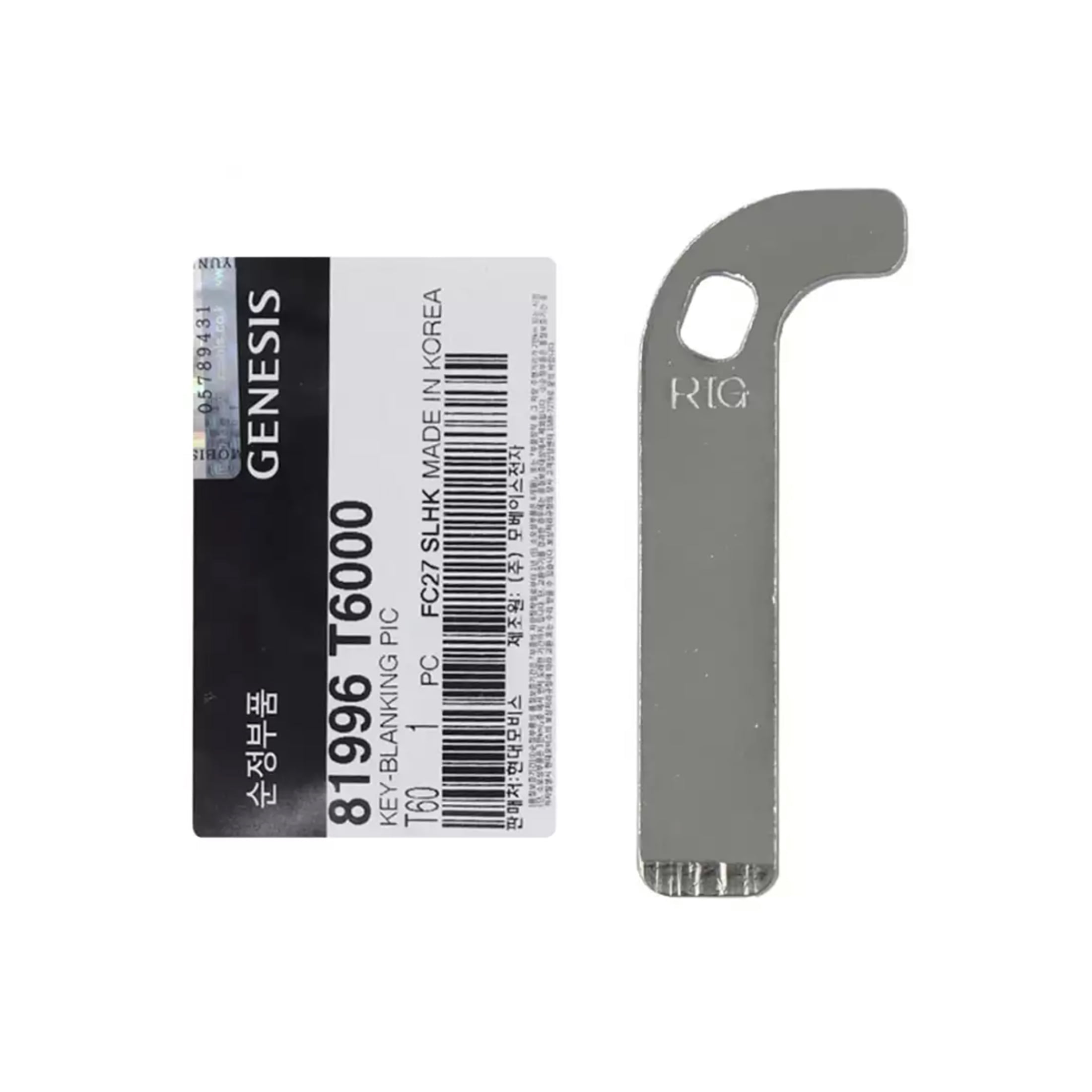 [Smart Choice Store] Genuine OEM 95440T6011 FOB Smart Key & Blanking PIC for Hyundai Genesis GV80 2020-2024