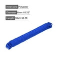 thumbnail image 2 of Polypropylene Rope Braid Cord 30M/98.5ft 1/4" Blue for Indoor Outdoor Camping Clothes Line, 2 of 6