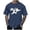 C154/Blue805, variant on Mens Tee Shirts Star Print Short Sleeve Crew Neck Loose Fit Soft Breathable for Summer Beach Wear Cozy Tees,Black,L