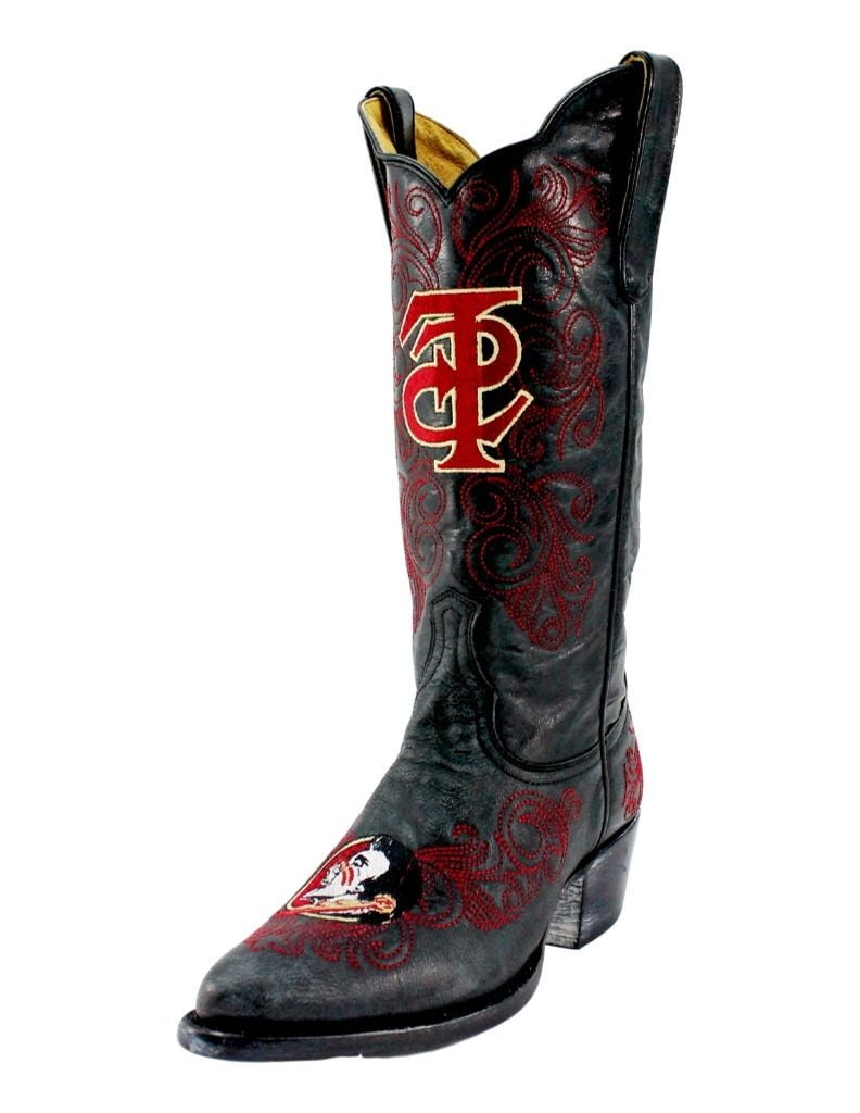 Gameday Boots Womens Western 13" Florida State Black FSU-L324-1 by Gameday Boots